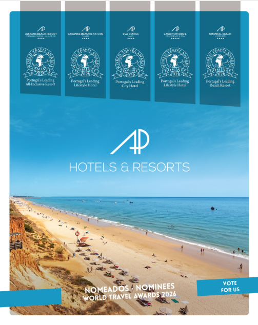 Grupo AP Hotels & Resorts nomeado para os Oscares do Turismo